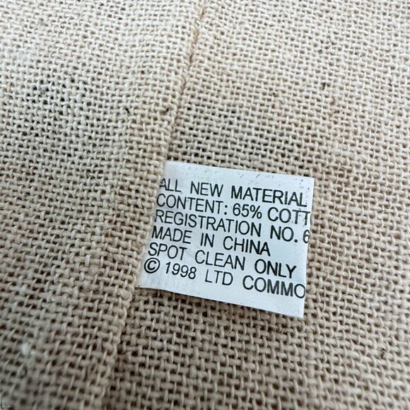 Christmas Wine Bottle Bags Angel and Snowman Cotton Blend Burlap w/ Charm Ties - Picture 6 of 7